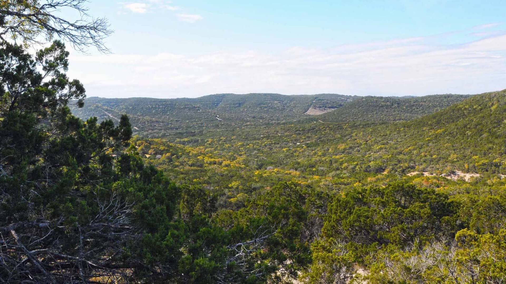 The hilltops of the ABK property